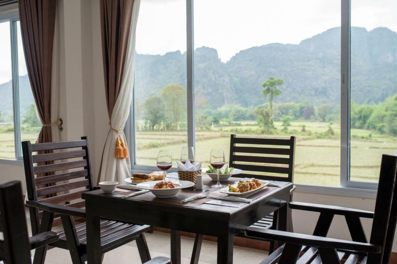 Vang Vieng Savanh Sunset View Resort Exteriör bild
